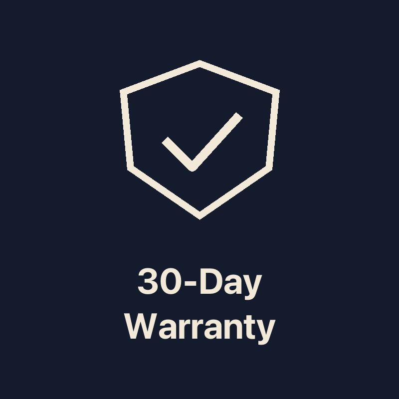 30-Day Warranty
